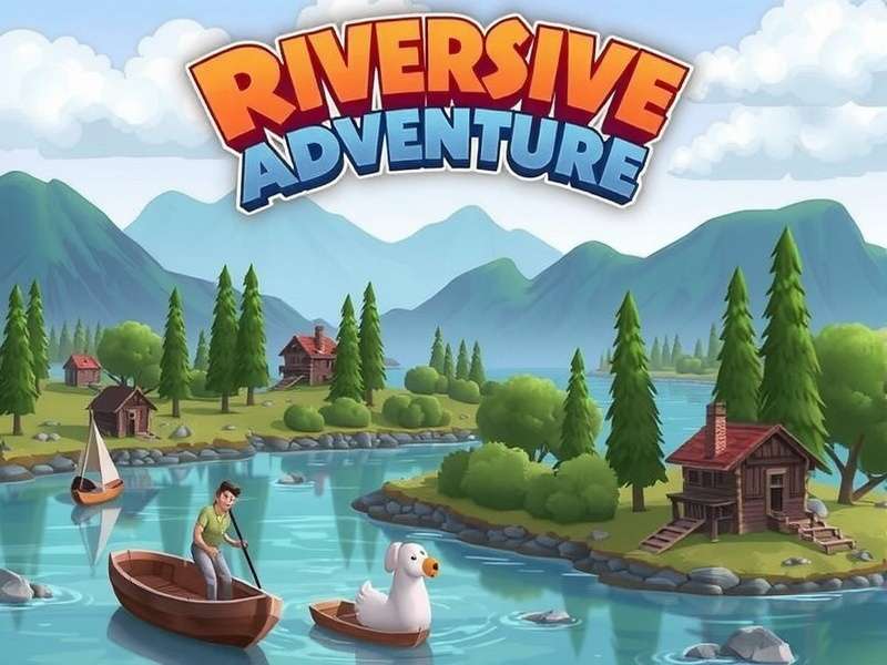 Riverside Adventure Game Landscape Riverside Adventure Game Landscape